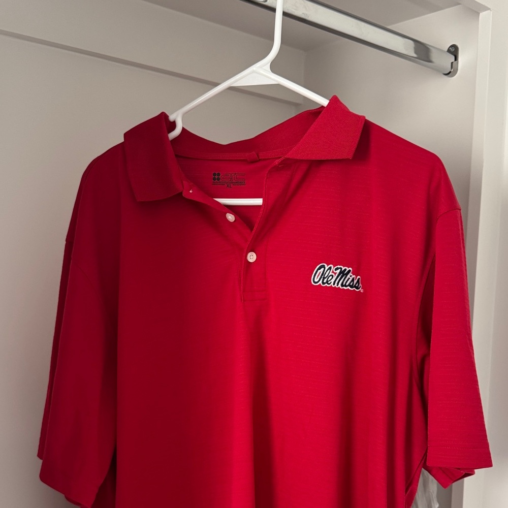 Ole Miss Red Polo Shirt